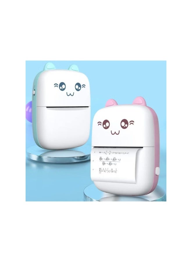 طابعة جيب صغيرة محمولة | طابعة حرارية بلوتوث مع ورق وكابل USB | اطبع الملاحظات والصور والملصقات والمستندات في أي وقت - Image 2